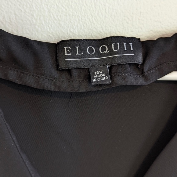 Eloquii | Pleated V-neck Tank | “Malia Blouse” - Picture 4 of 7